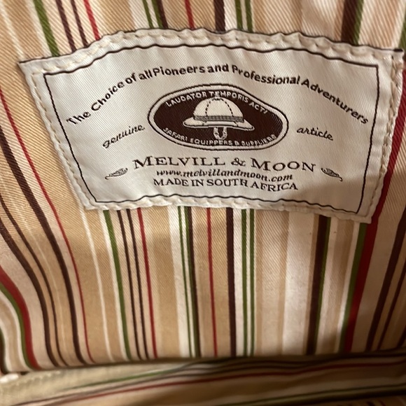 Melvill & Moon Canvas and Leather IPad Bag - Picture 5 of 12